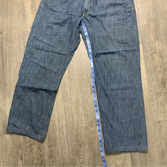 Men's Canali Jeans Size US 36 / Italy 52 Cotton Blue Denim Embroidered Logo - Picture 13 of 13